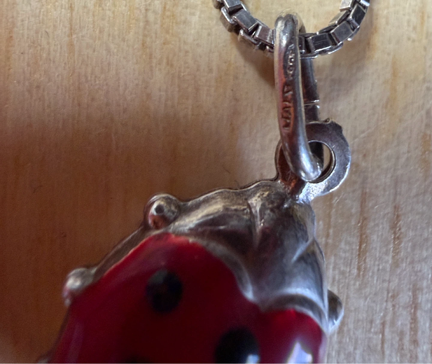 Sterling Silver Ladybug Pendant - photo 3