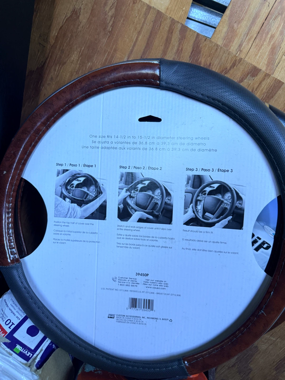 Custom Accessories EZ Stretch Steering Wheel Cover - photo 3