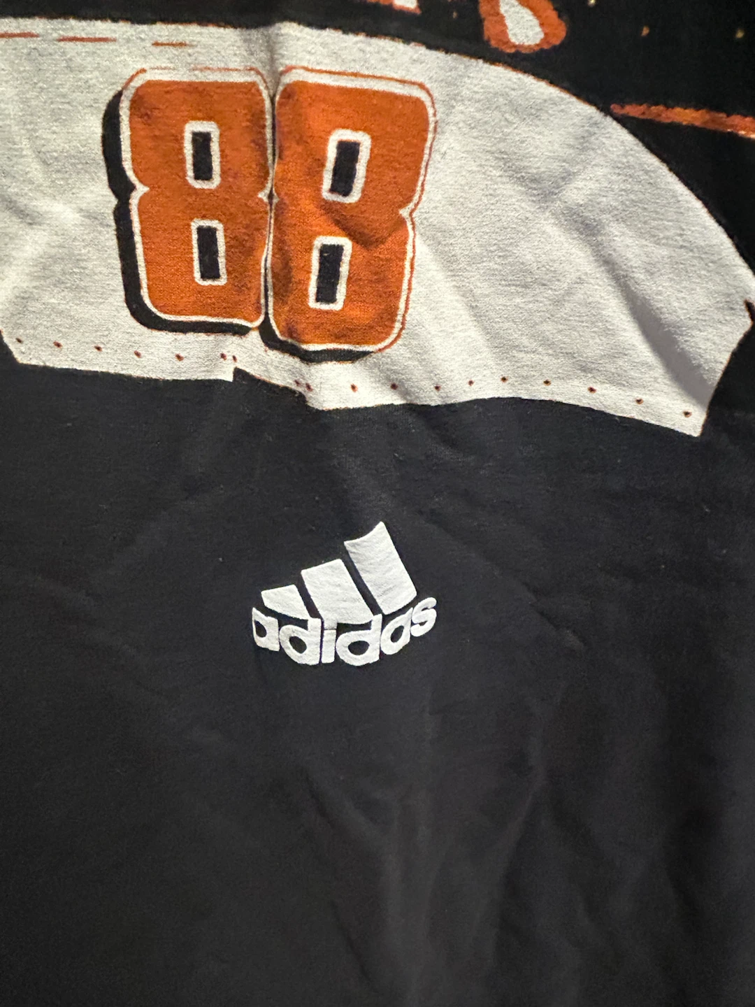 Adidas Dale Jr. No. 88 T-Shirt - Black/Orange XL - photo 2