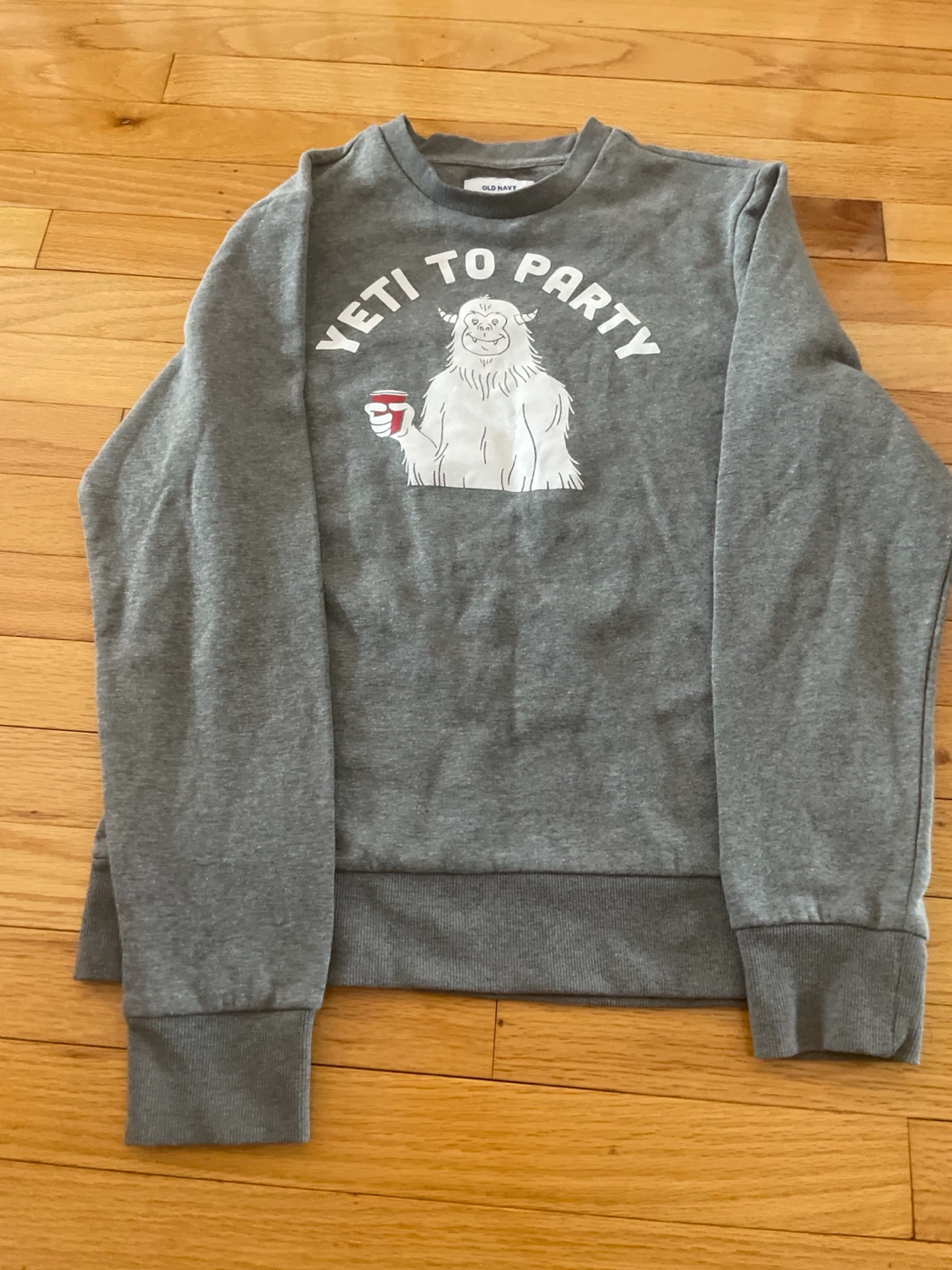 Old Navy Grey Yeti Sweatshirt