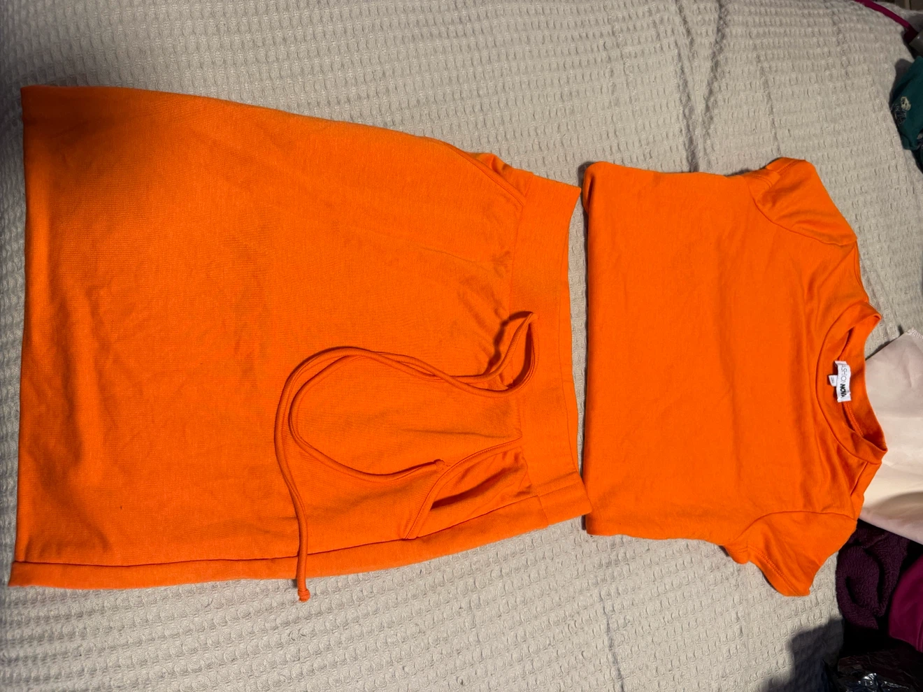 Fashion Nova Orange Two-Piece Set - photo 4