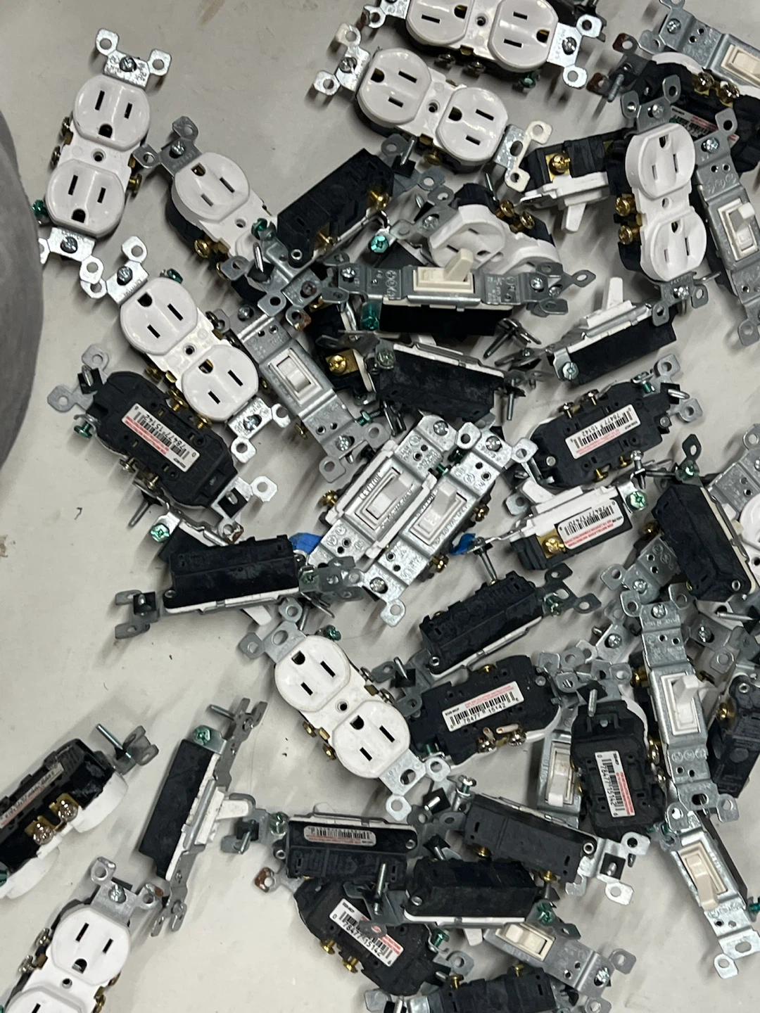 Lot of Assorted Leviton Electrical Switches and Outlets