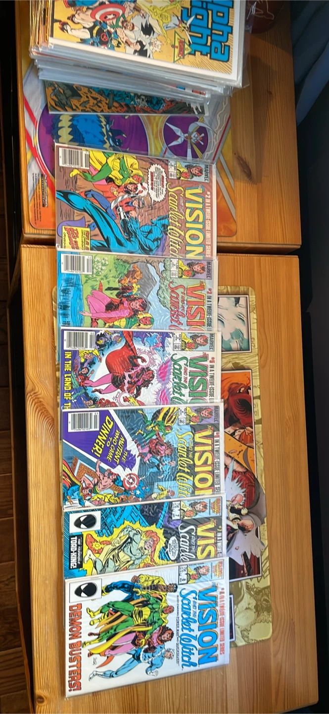 The Vision and the Scarlet Witch Comic Book Lot
