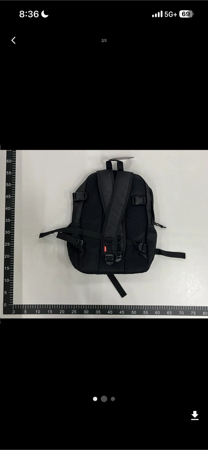 Supreme Black Backpack - photo 2