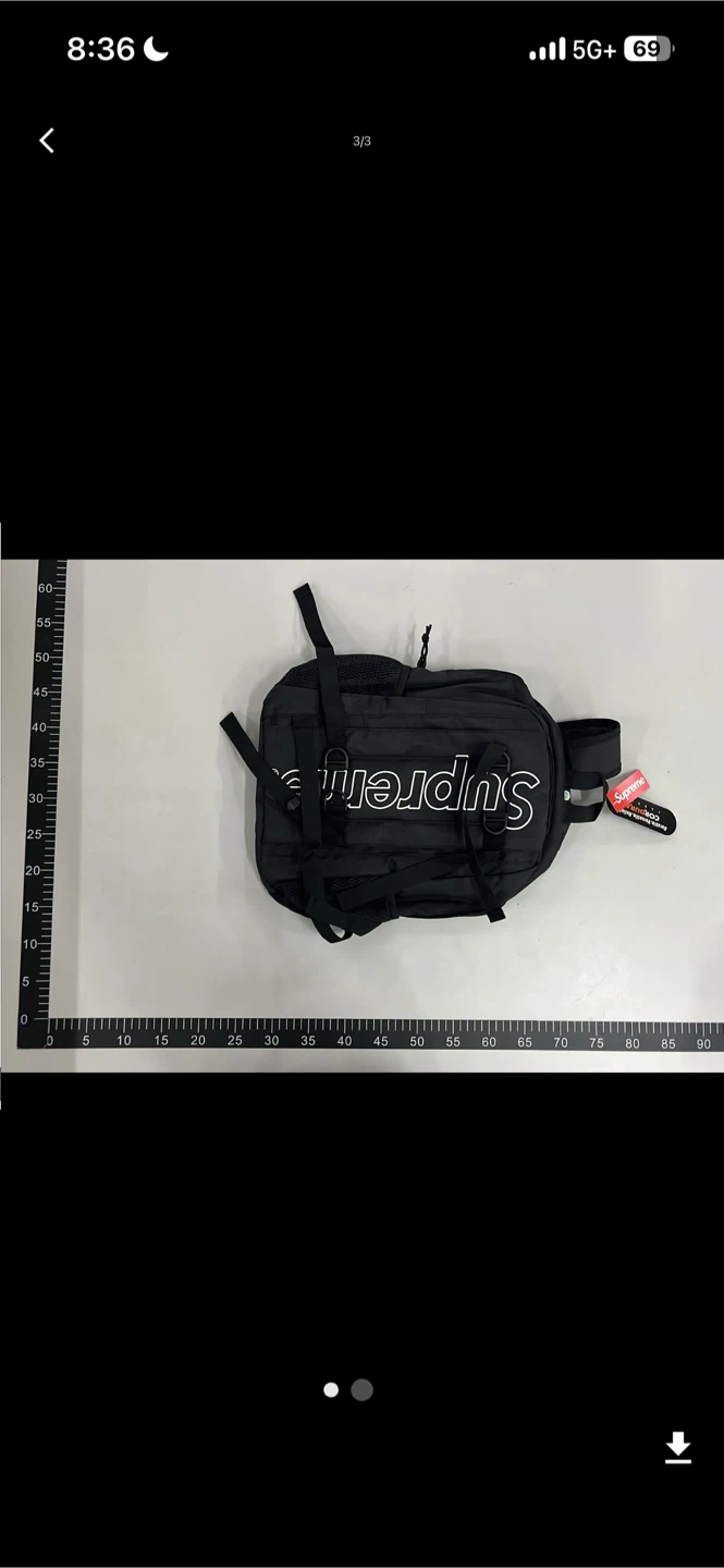 Supreme Black Backpack - photo 3