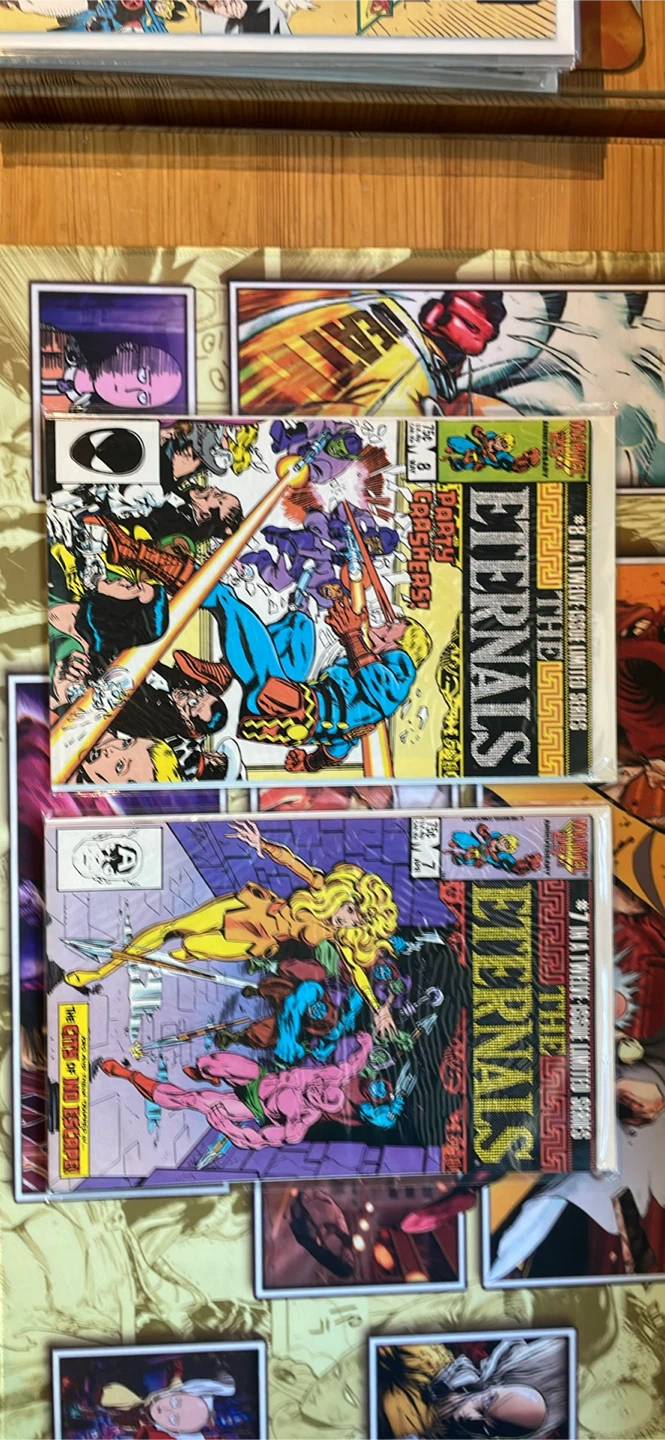 The Eternals Marvel Comics Issues 7 and 8