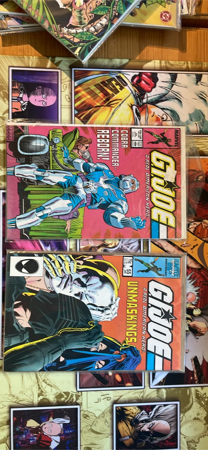 G.I. Joe: A Real American Hero Comics #55 and #58