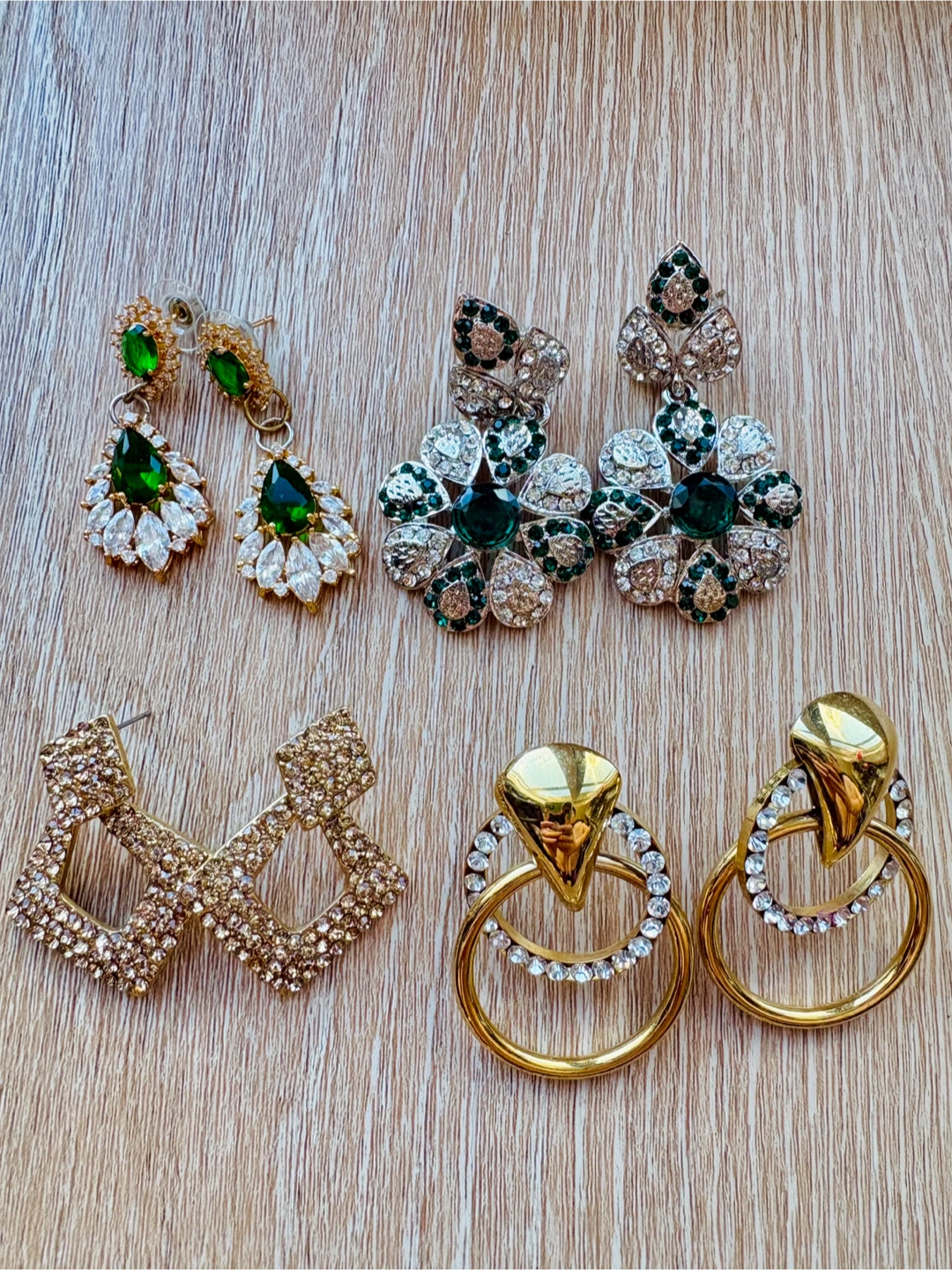 Set of 4 Statement Earrings