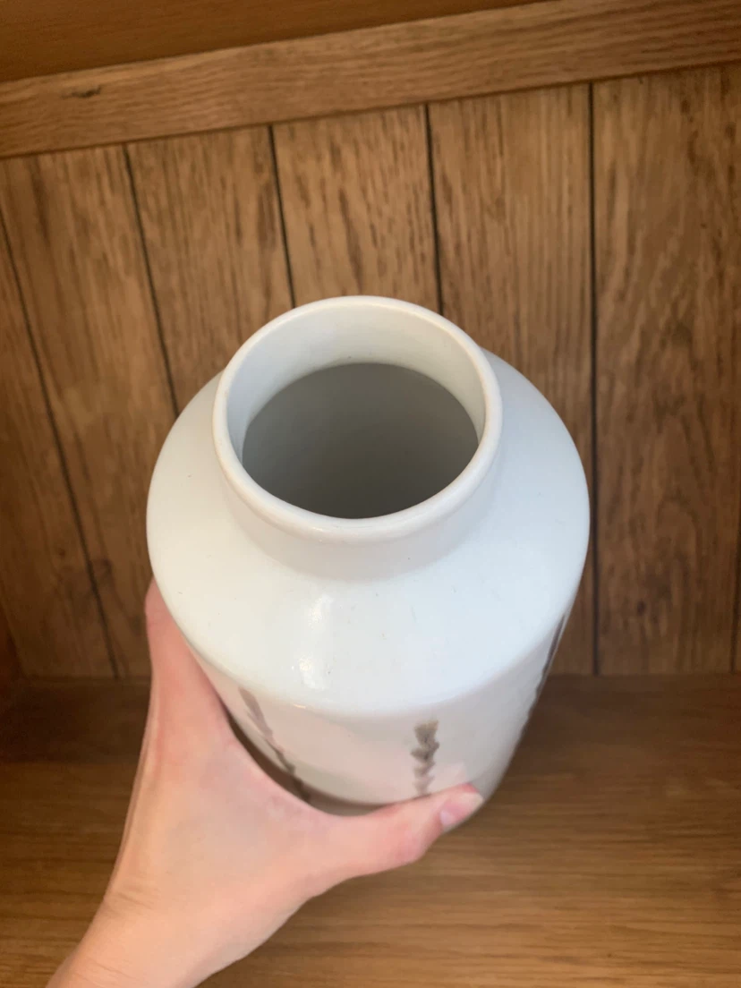 Cream Ceramic Vase - photo 2