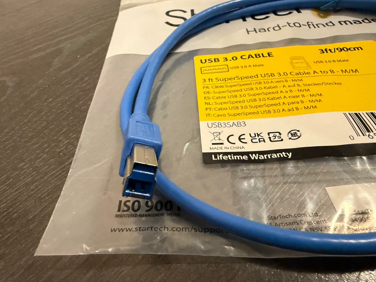 StarTech 3ft SuperSpeed USB 3.0 Cable A to B for Printer Scanner - photo 2