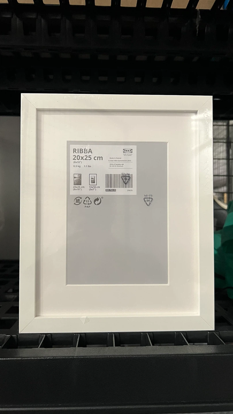 IKEA RIBBA Frame 20x25 cm White