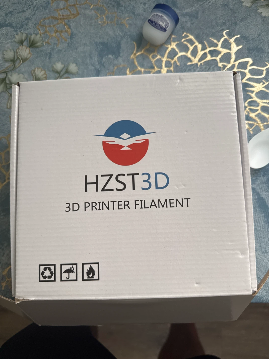 HZST3D PLA 3D Printer Filament 1.75mm Black 1kg