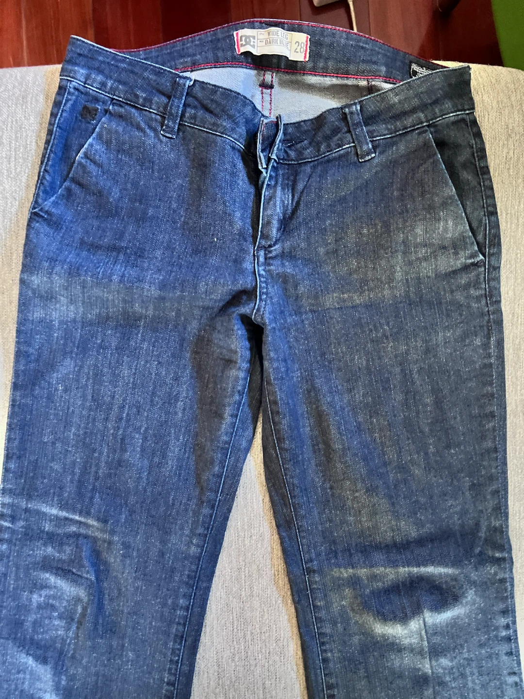 DC wide leg jean size 28