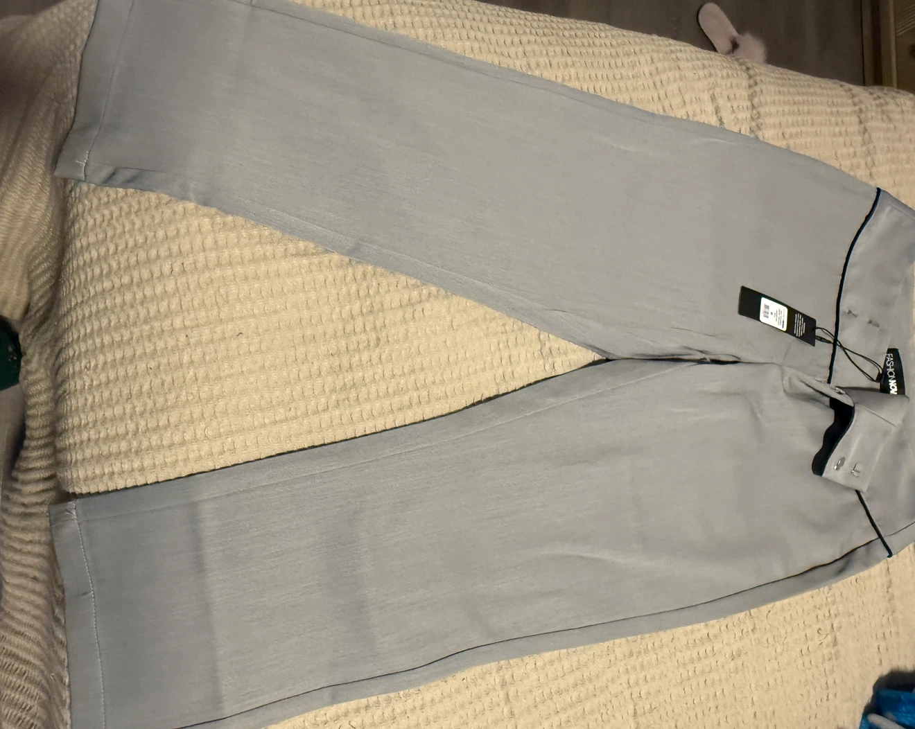 Fashion Nova Gray Tailored Pants