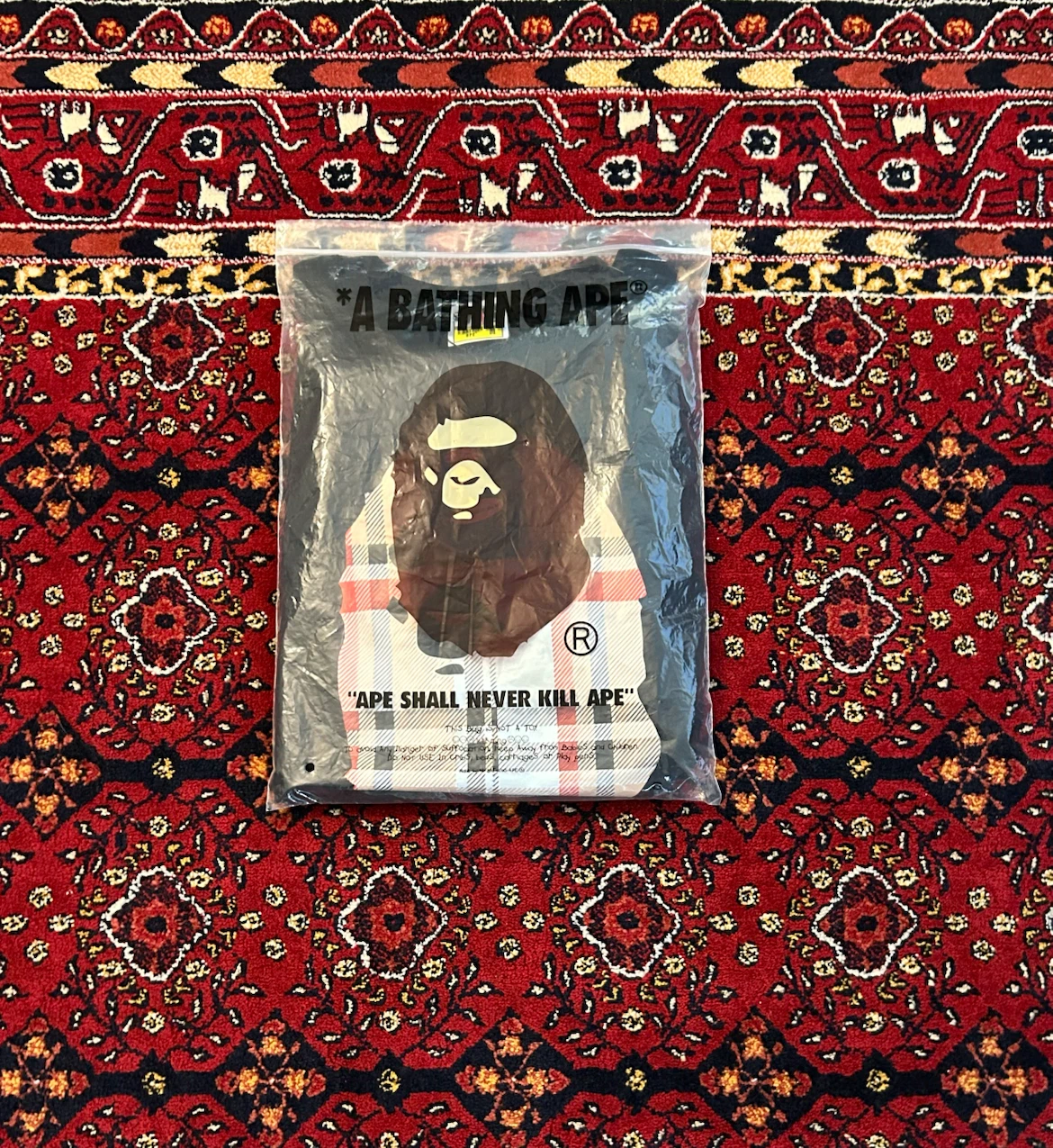 A Bathing Ape Black T-Shirt, Medium - photo 5