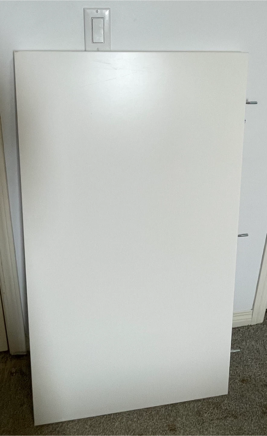 White ikea bed frame - twin