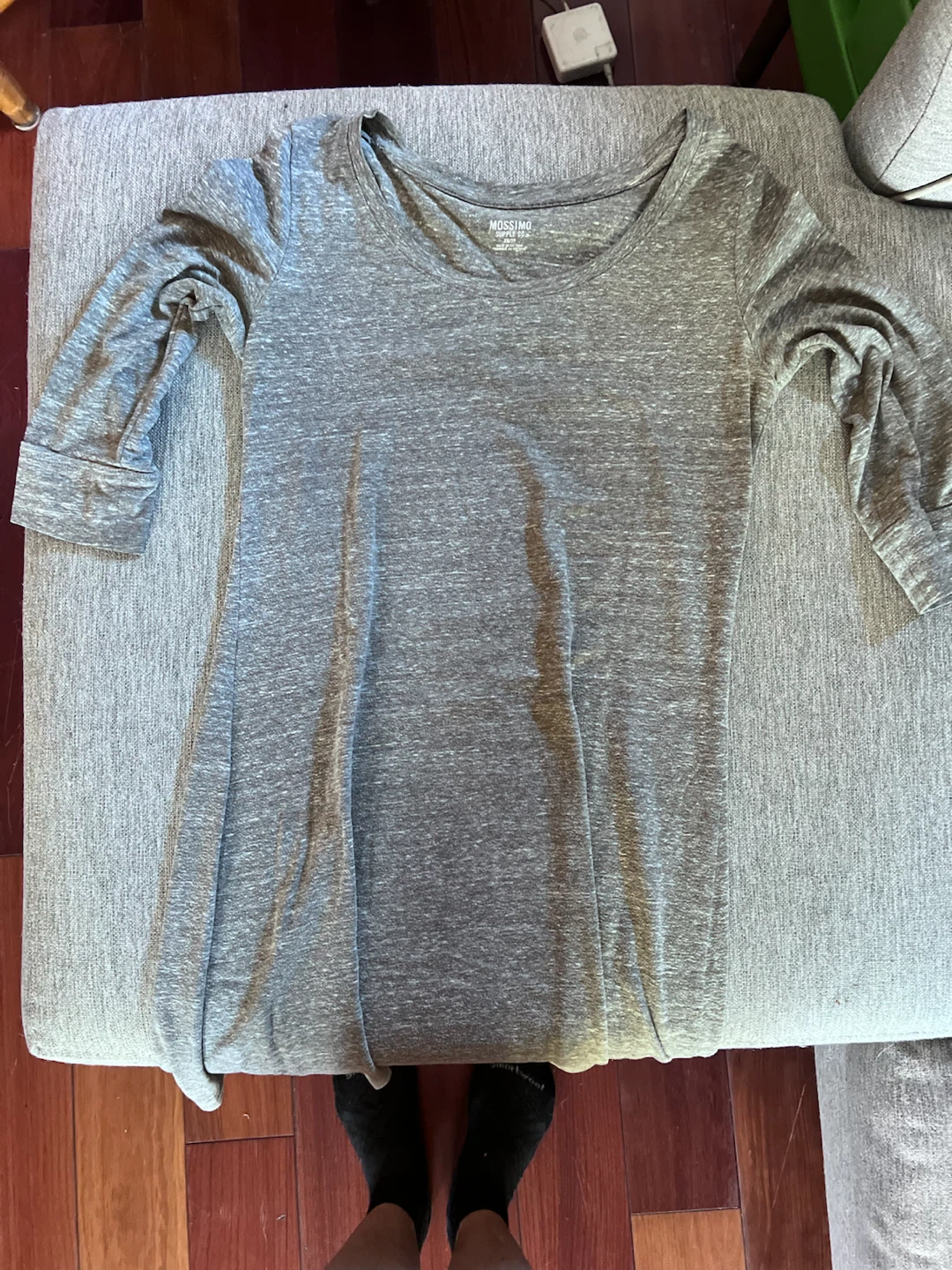 Mossimo grey long women’s shirt