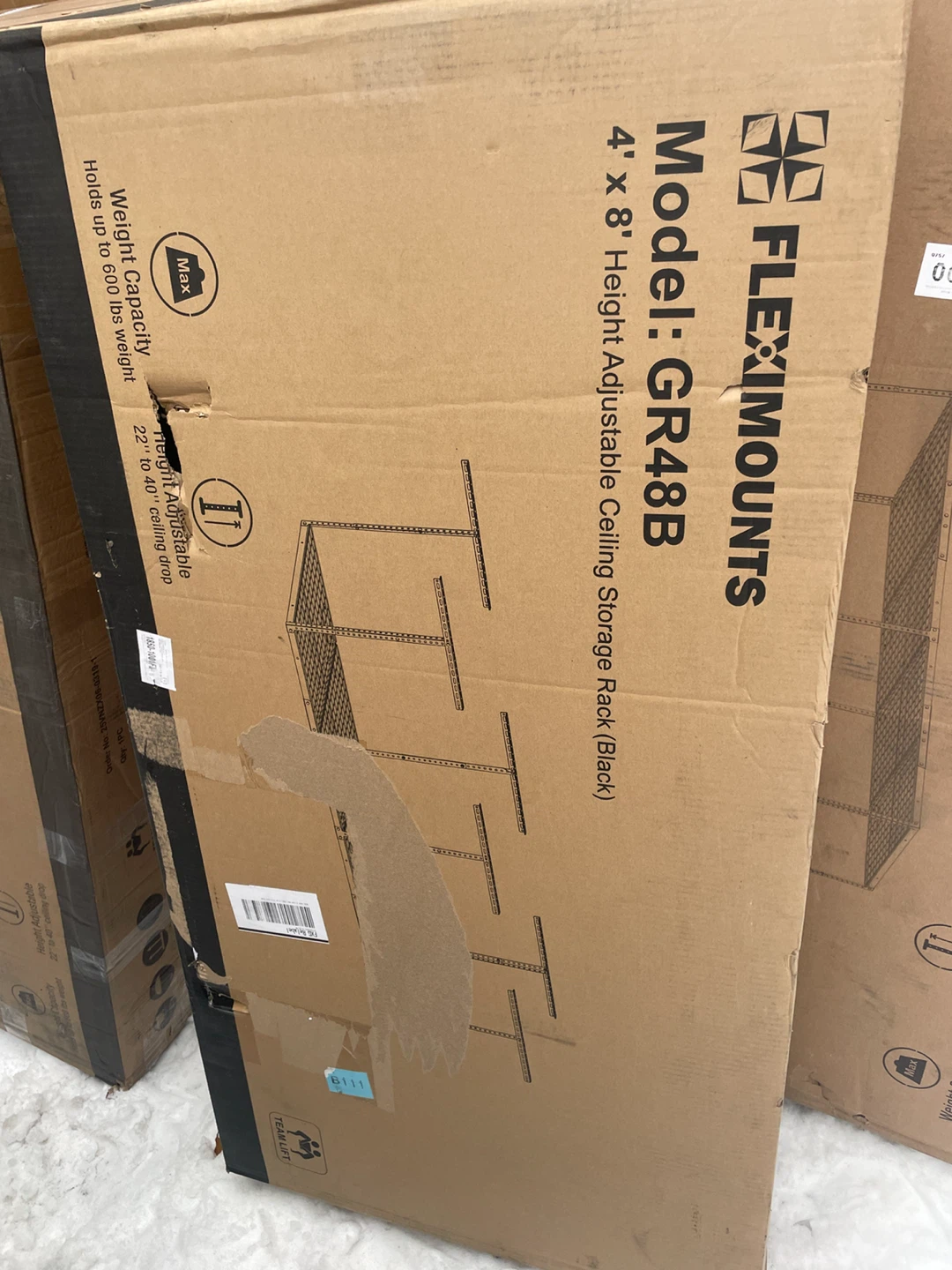Garage Overhead Storage Rack 4’ x 8’ NEW IN BOX - photo 3