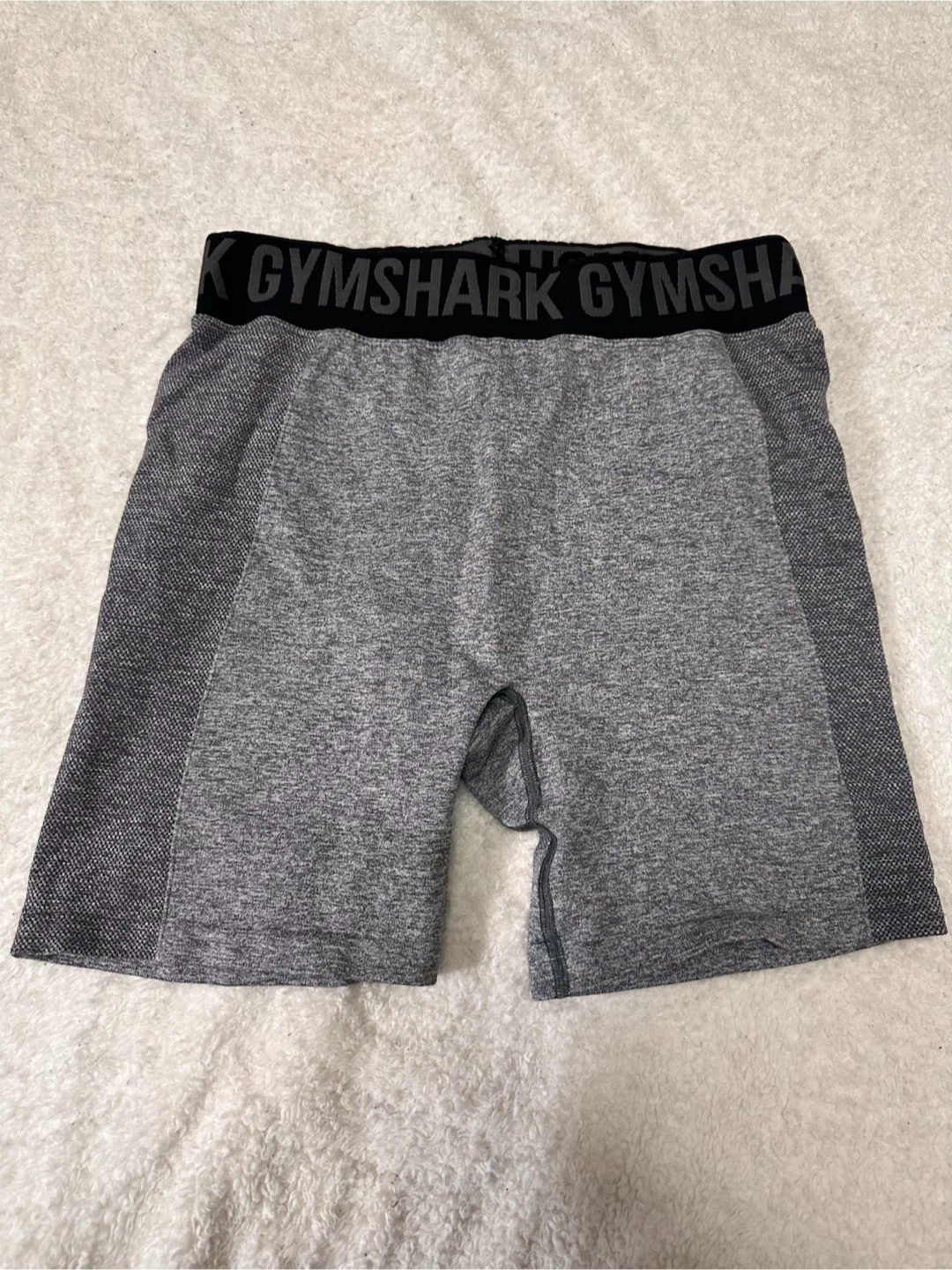 Gymshark Flex Seamless Shorts Charcoal Grey Marl- Large