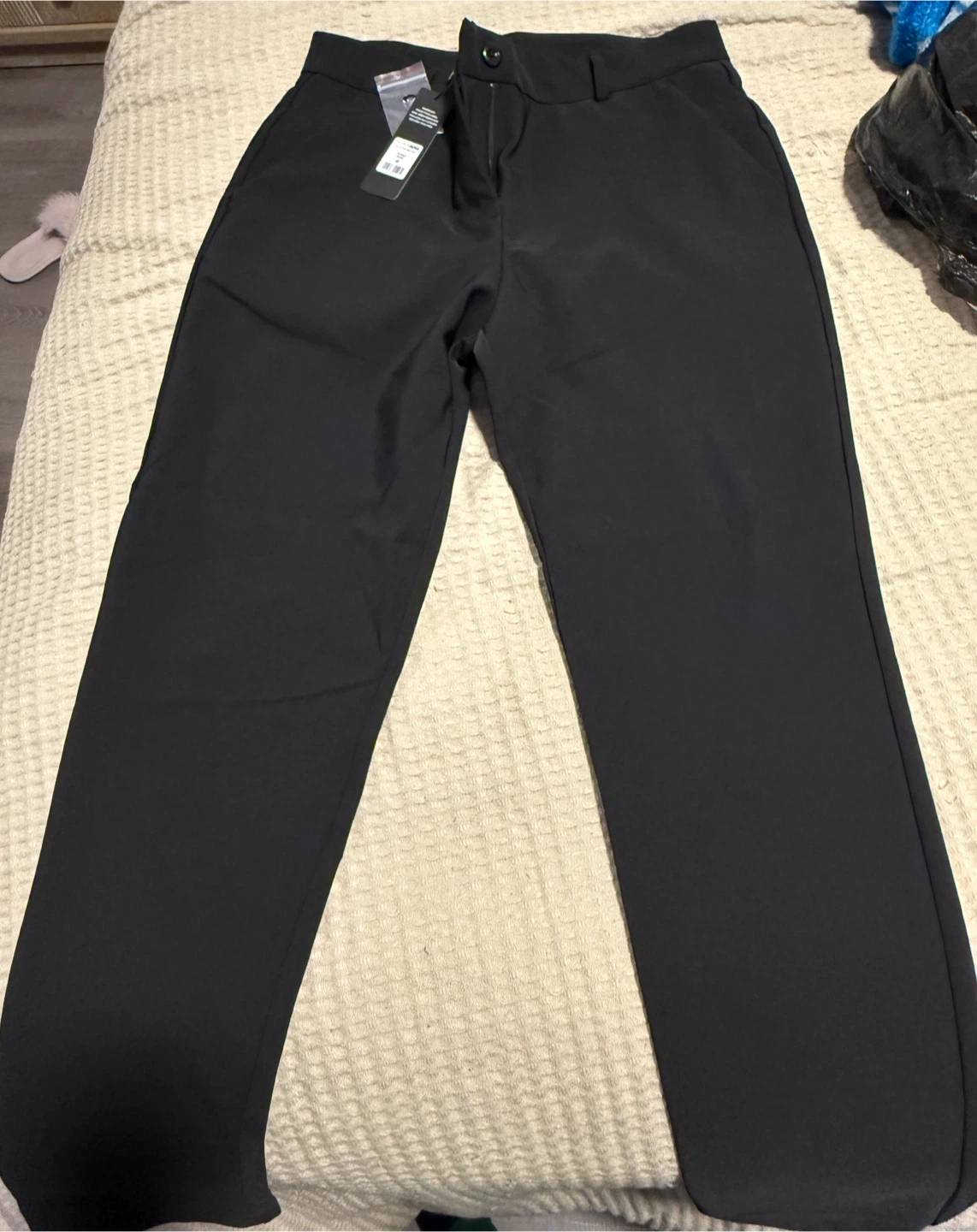 Fashion Nova High Rise Black Pants
