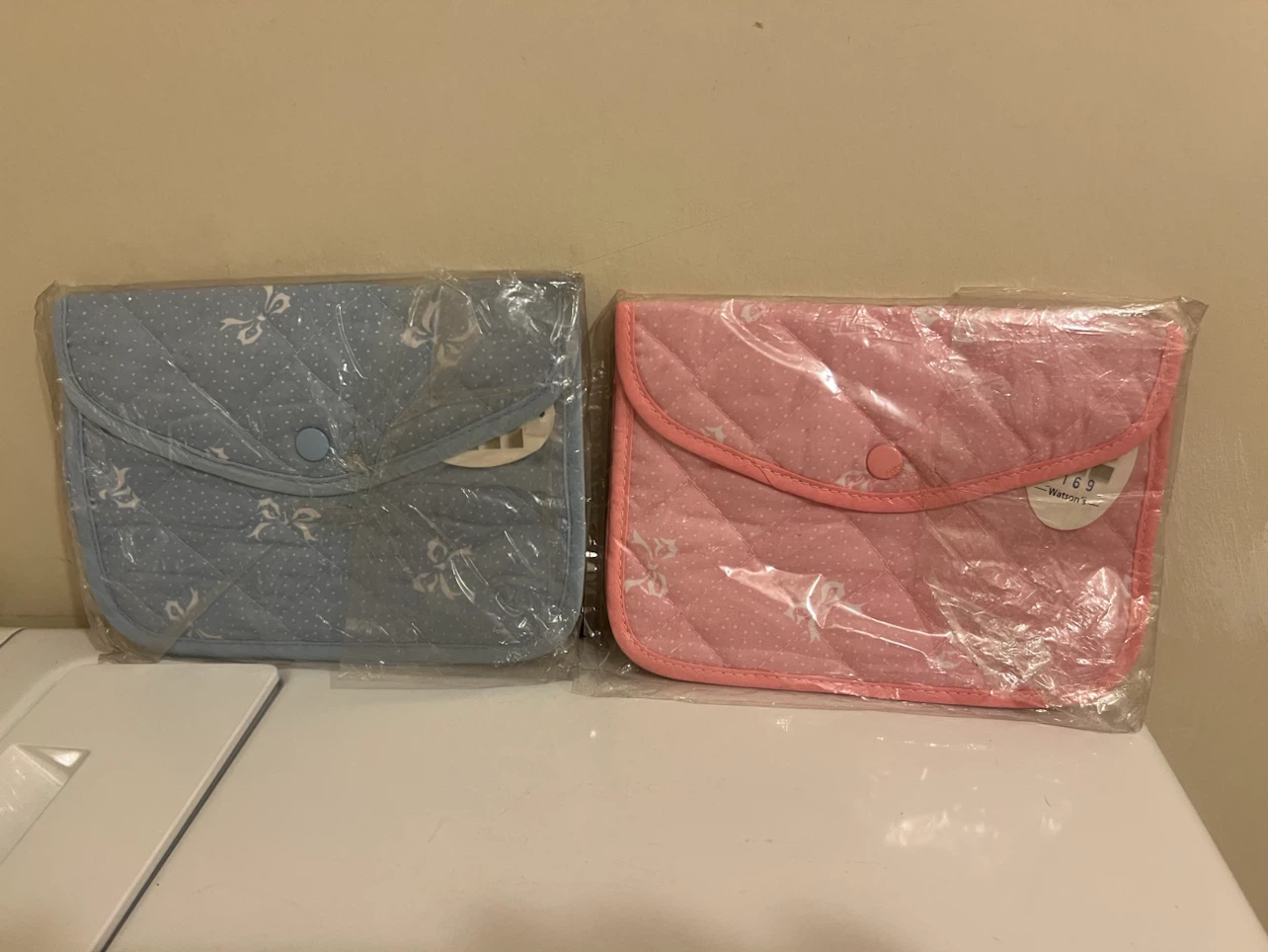Two Watson's Quilted Pouches
