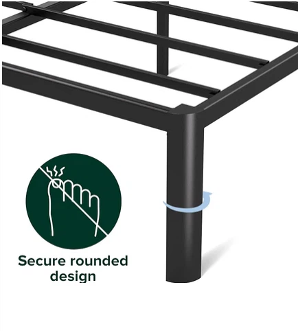New Full Size Metal Bed Frame - Black - photo 4