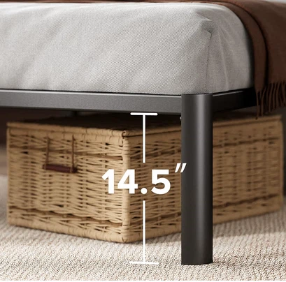 New Full Size Metal Bed Frame - Black - photo 5
