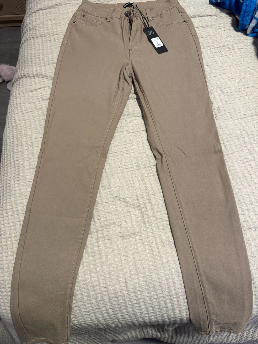 Fashion Nova Hyperstretch Skinny Pants Tan - photo 2