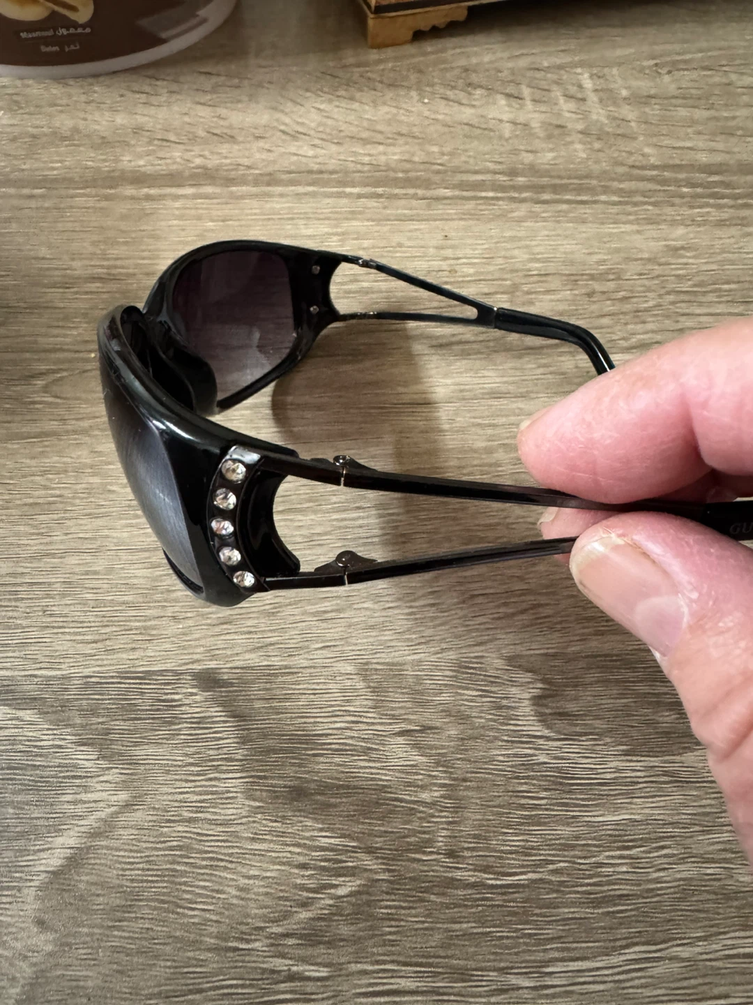 Guess Sunglasses with Rhinestone Detail - photo 3
