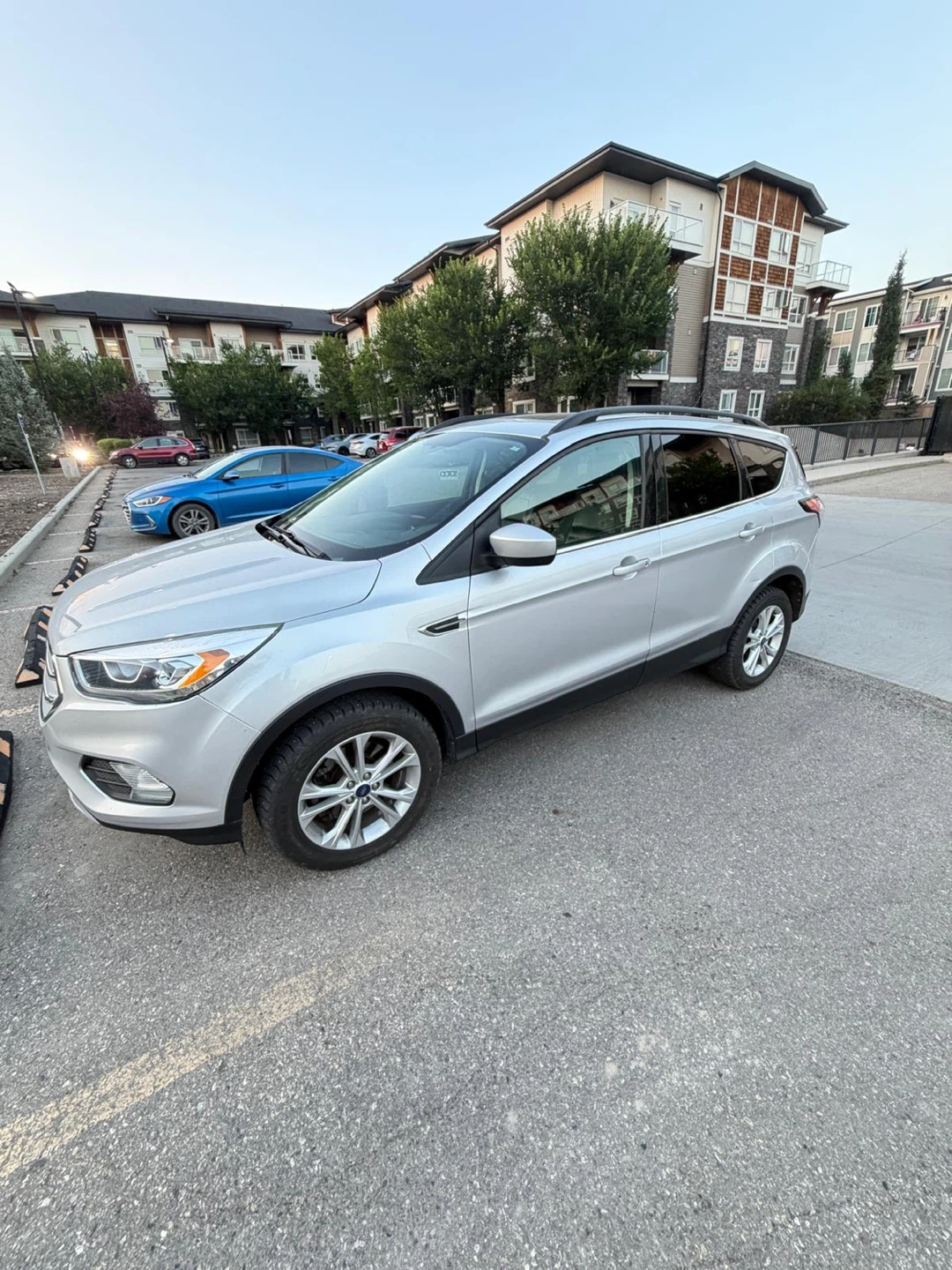 Silver Ford Escape SUV