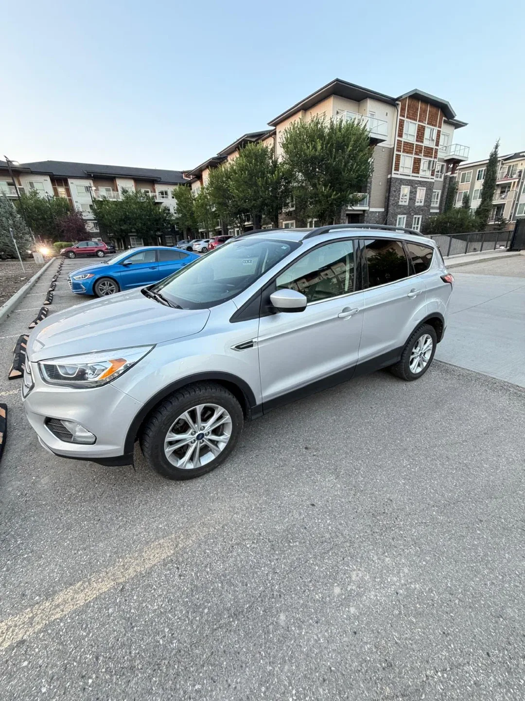 Silver Ford Escape SUV