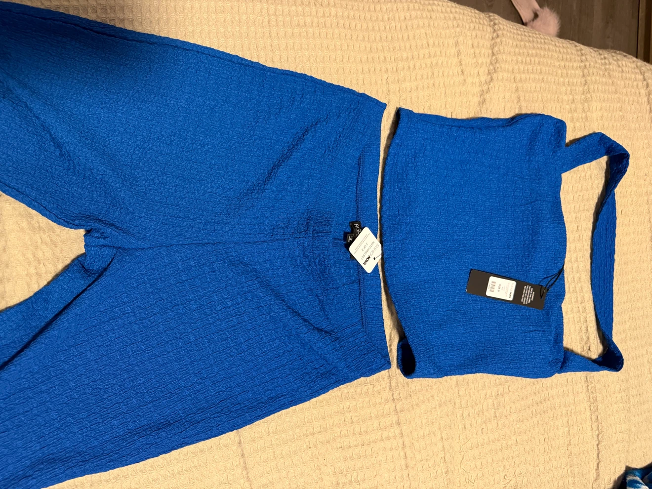 Fashion Nova Blue Matching Set