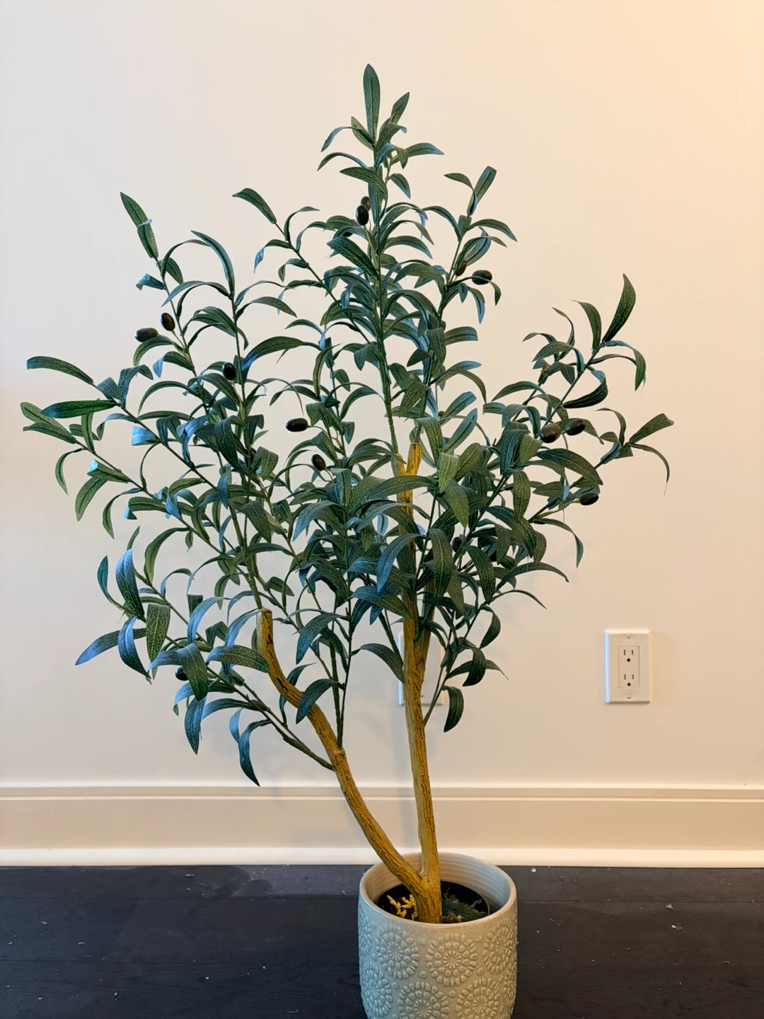 42” Artificial Olive Tree in Decorative Pot - photo 5
