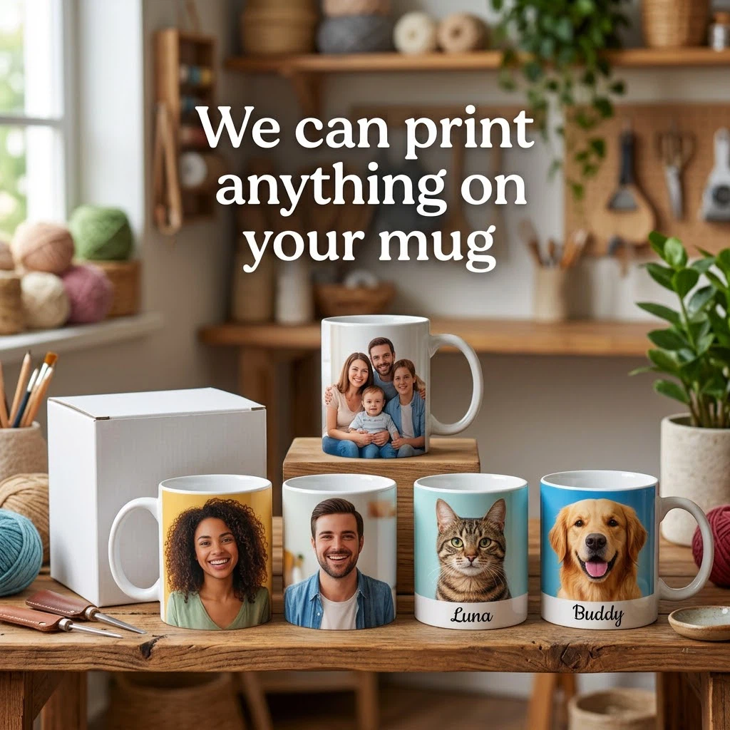 Custom Mugs – Names, Photos & Logos