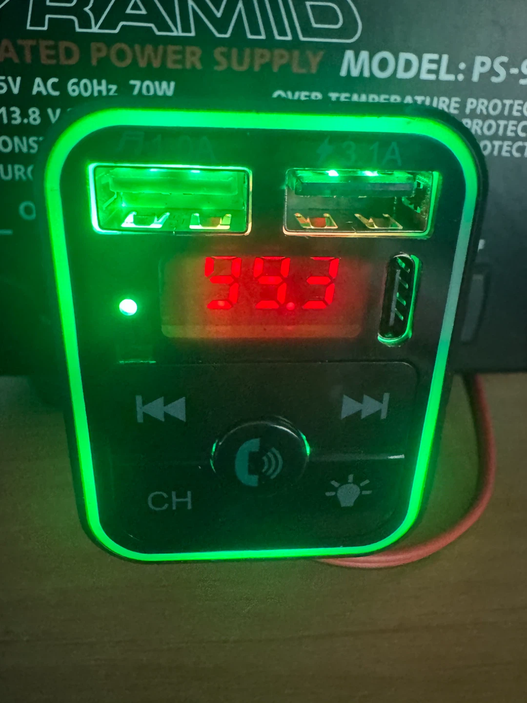 Bluetooth FM Transmitter Car Charger