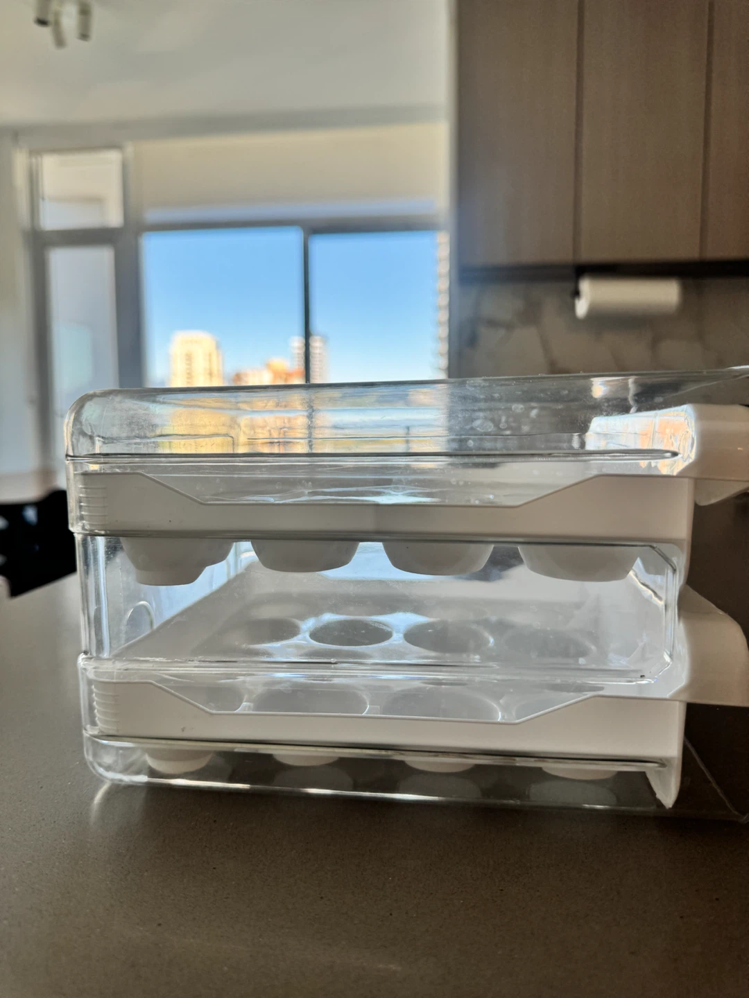 Double-Layer Egg Storage Box with Drawers - photo 3