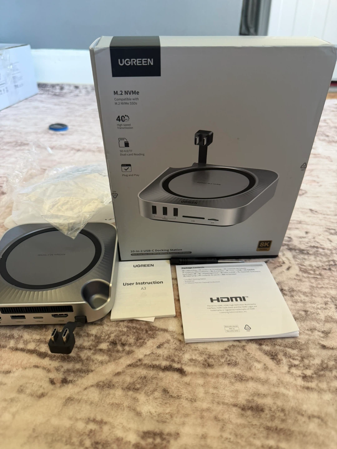 UGREEN 10-in-2 USB-C Docking Station for Mac mini