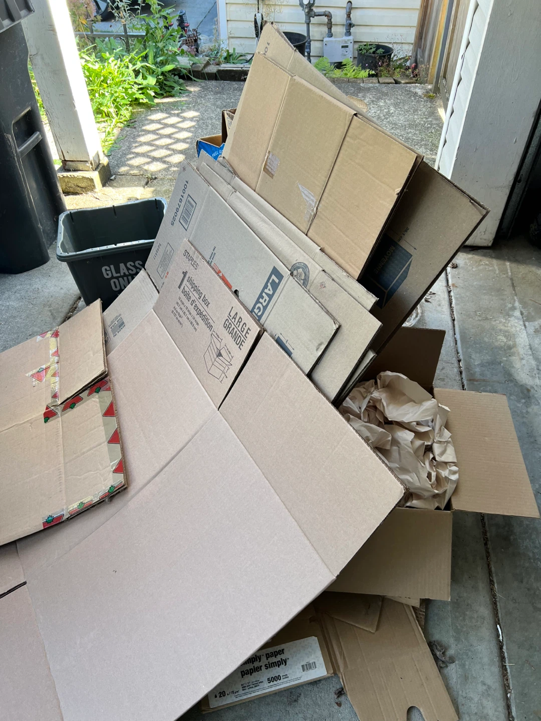 FREE moving boxes