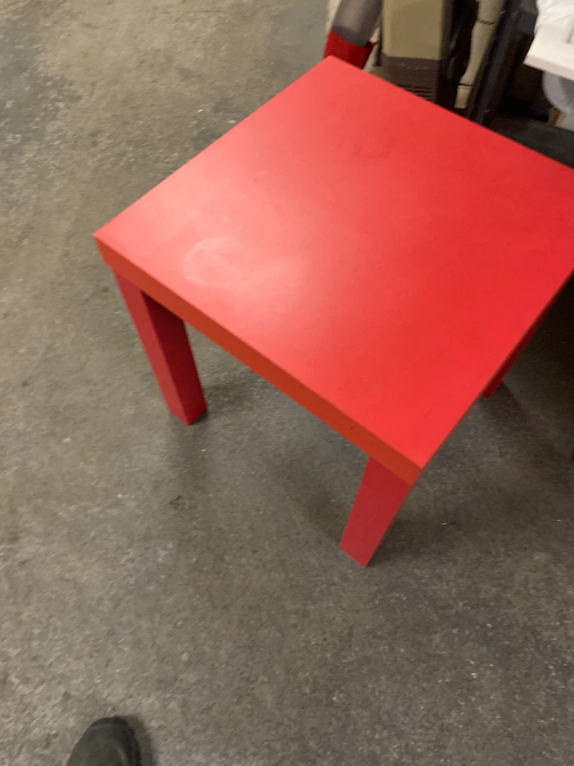 IKEA Lack Side Table - Red