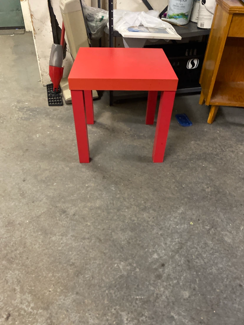 IKEA Lack Side Table - Red - photo 3