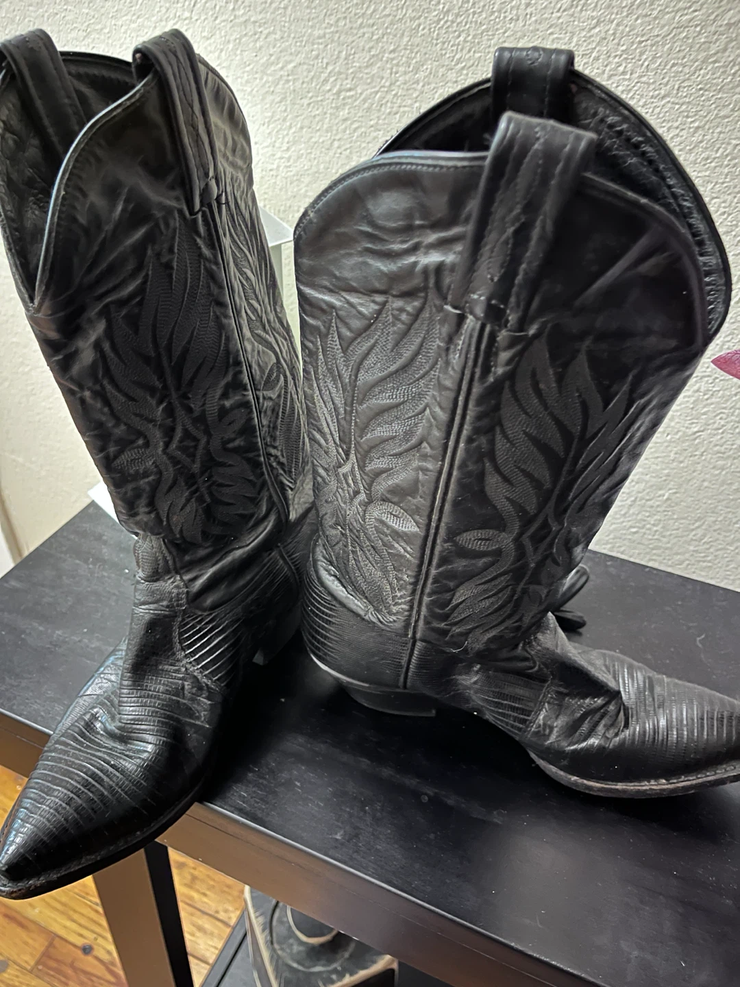 Black Western Cowboy Boots - photo 2