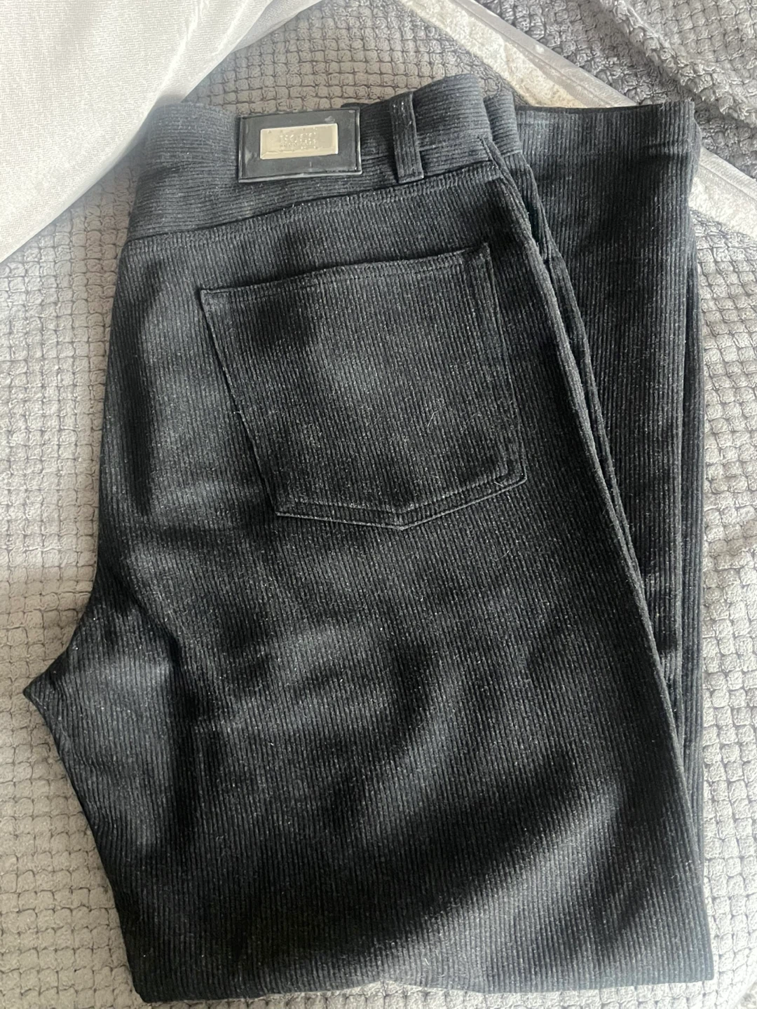 BOSS Hugo Boss Black Corduroy Pants - photo 3