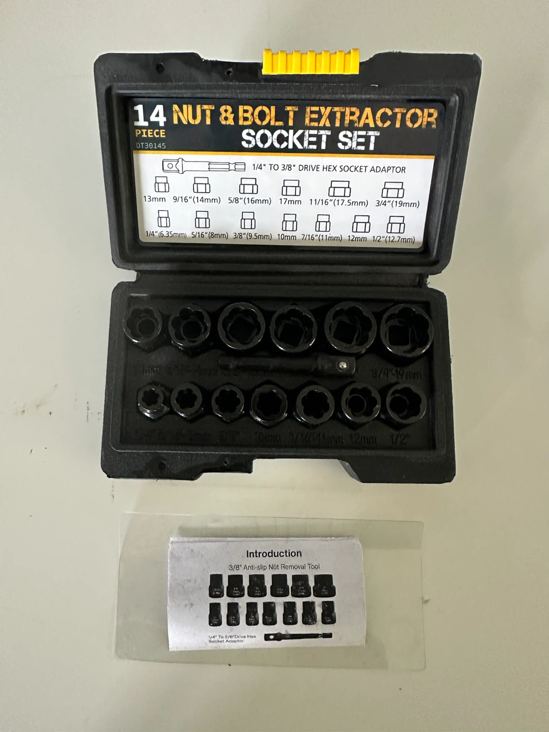 14 Piece Nut and Bolt Extractor Socket Set
