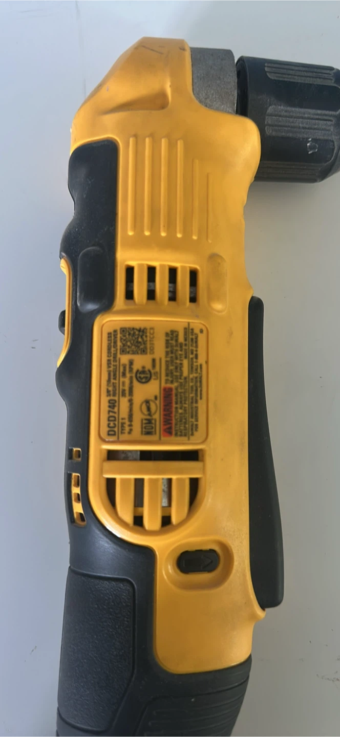 DEWALT 20V MAX Right Angle Drill/Driver DCD740 - photo 2