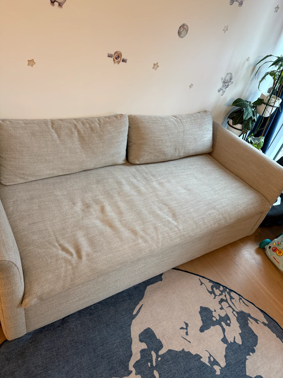 West Elm-Gray Upholstered “Shelter Daybed” - photo 2
