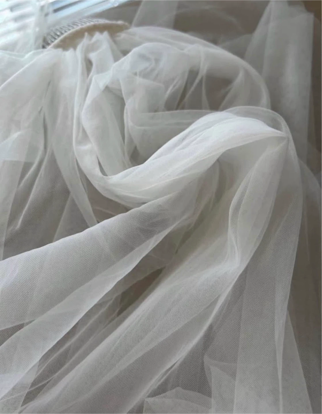 Soft White or ivory Cathedral Length Wedding Veil - photo 3