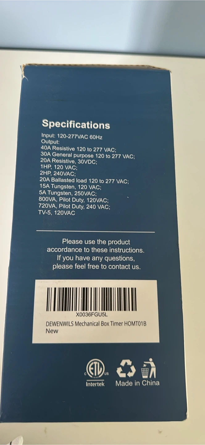 Dewenwils Outdoor Mechanical Timer Box T40M - photo 3