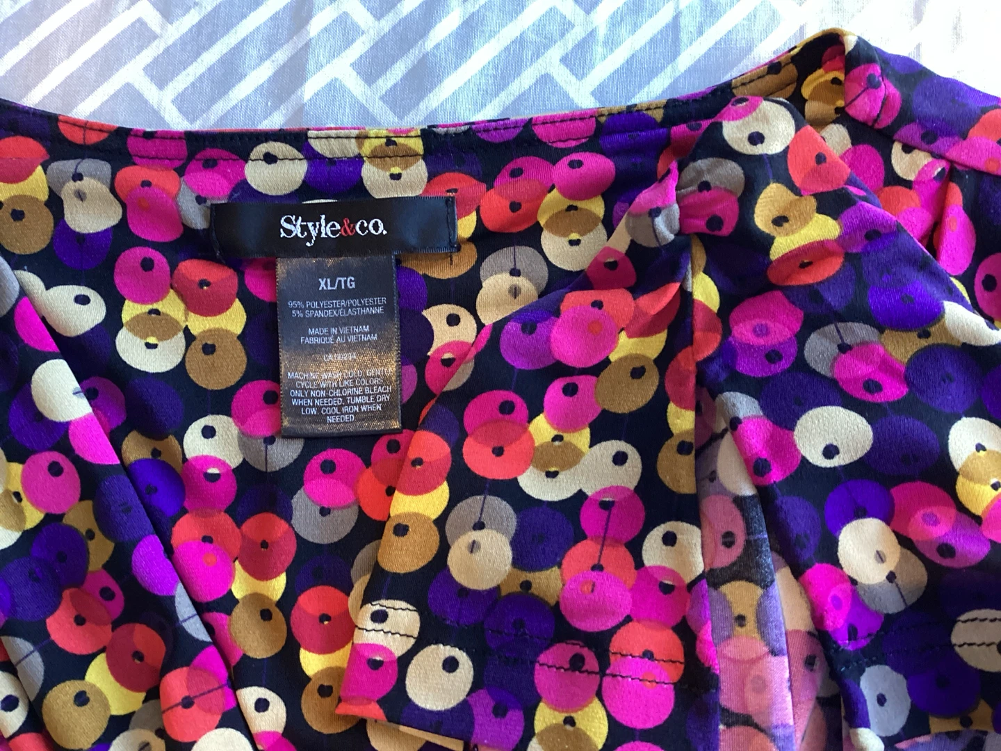 STYLE & CO COWL NECK TOP - photo 2