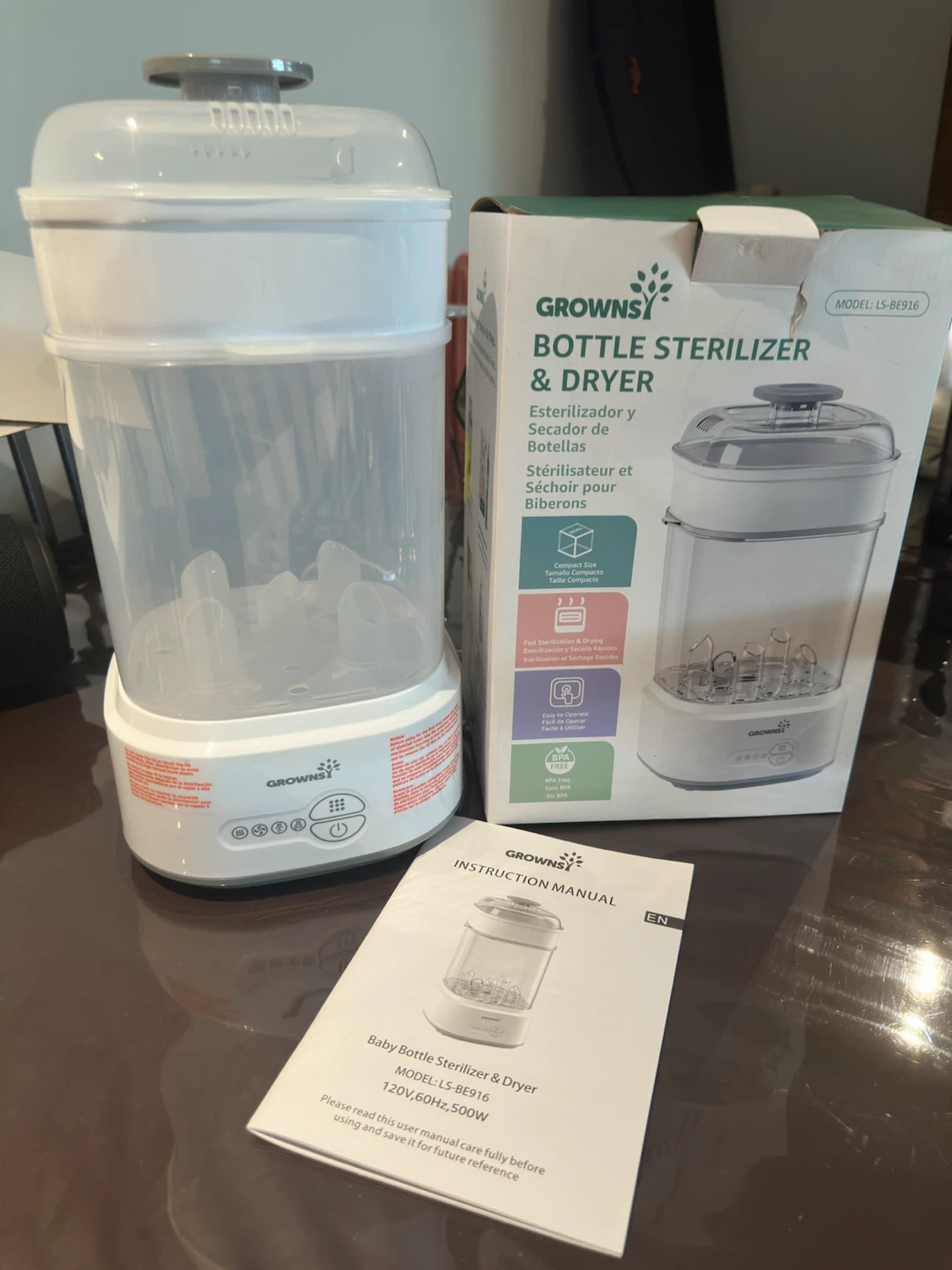Grownsy Baby Bottle Sterilizer & Dryer - photo 2