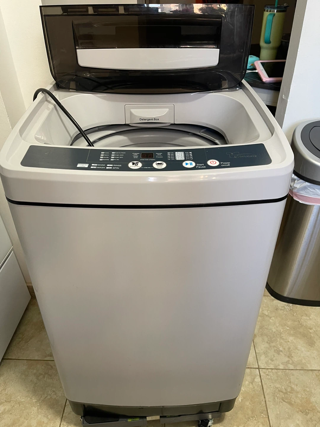 Portable laundry washer 1.5 cu. Ft
